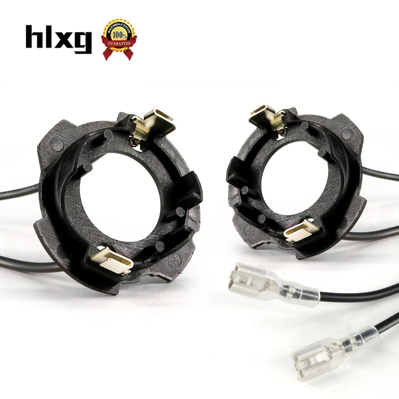HLXG 2 шт. H7 led фара адаптер Бас для Volkswagen golf 5 автомобильный Стайлинг Розетка фары