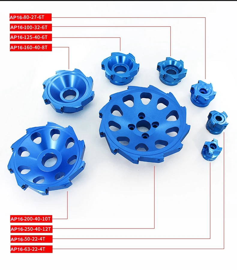 AHNO 400R AP16 алюминиевый сплав лица фрезерные держатели для APKT1604PDER APMT1604PDER APGT1604PDER и PCD CBN наконечники вставки
