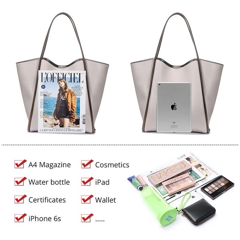 Сумка тоут женская на плечо мягкая для школы 2019|Сумки с ручками| |