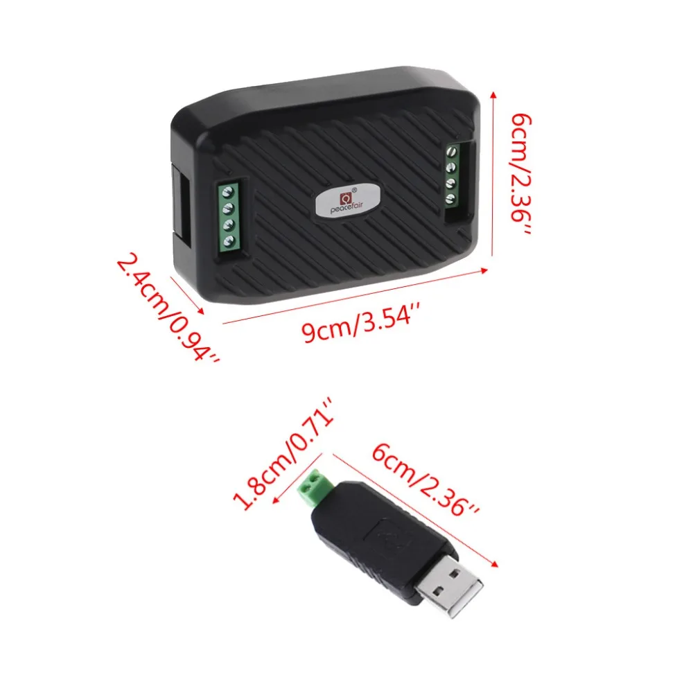 ANENG AC 10A Напряжение ток энергии Гц Мощность фактор RS485 Modbus модуль USB к RS485