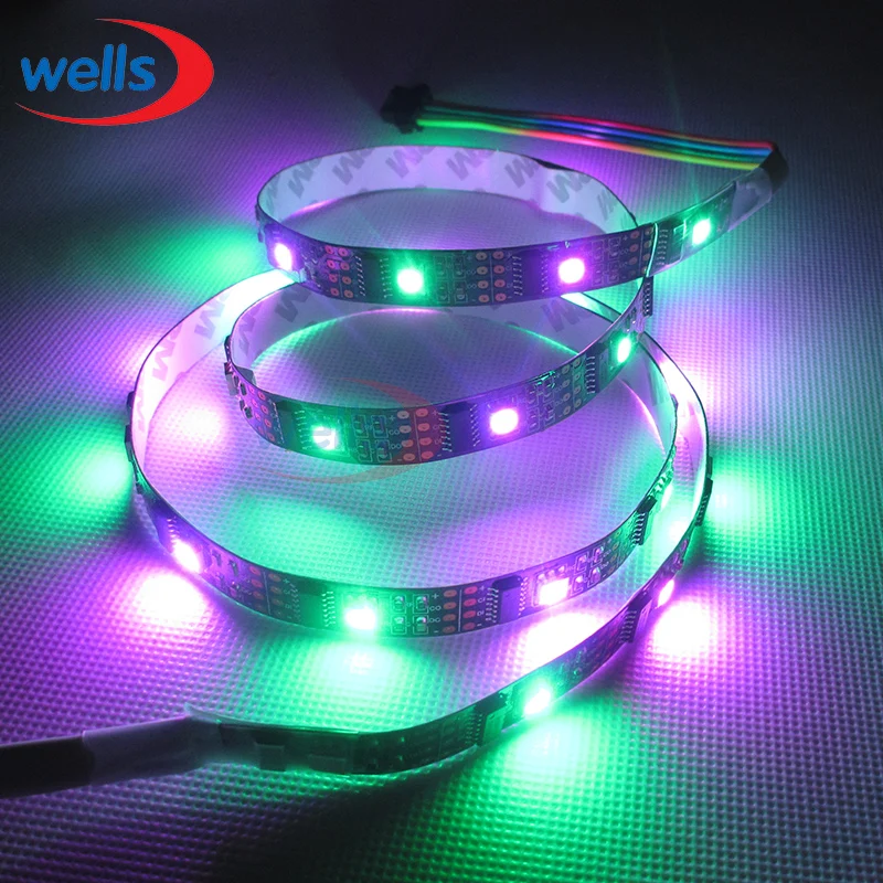 1 м 32 пикселя WS2801 внешняя 2801ic Мечта цвет 5050 rgb Светодиодная лента Адресуемая не