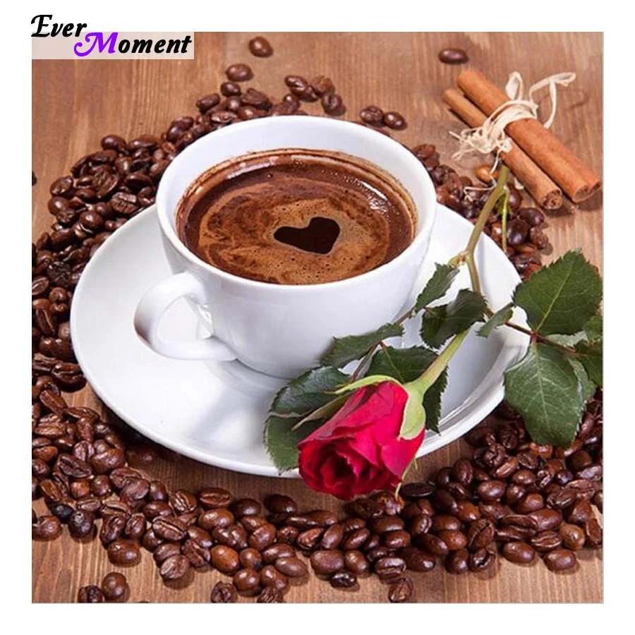 

5D узор в виде кофейной чашки, алмазная вышивка, рукоделие, алмазная живопись, вышивка крестиком, картины стразы, украшения ASF007