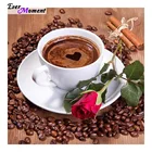 5D узор в виде кофейной чашки, алмазная вышивка, рукоделие, алмазная живопись, вышивка крестиком, картины стразы, украшения ASF007