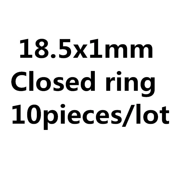 10pieces Позолоченные закрытые кольца, складывающееся кольцо, ювелирные аксессуары, самодельные ювелирные изделия J2237 - Цвет: 10pieces