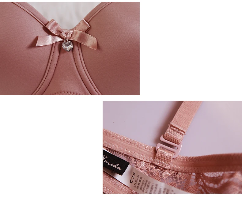 Lilymoda, сексуальный летний женский бесшовный бюстгальтер, гладкий бюстгальтер-футболка, кружевной бюстгальтер с вышивкой, комплект нижнего белья, пуш-ап, половина чашки