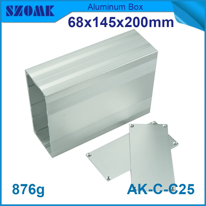 10 pcs/lot metal electronic ip 54 enclosures aluminium 68*145*200mm aluminum extrusion panel | Обустройство дома