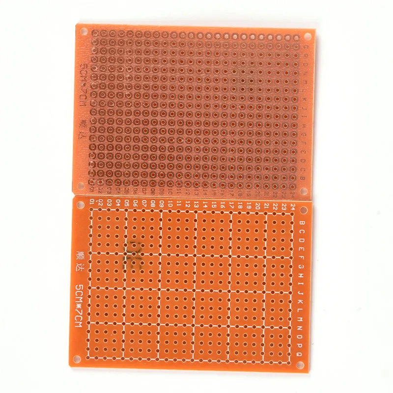 10 шт./лот универсальная плата 5 см x 7 набор прототипов PCB DIY Прототип бумаги