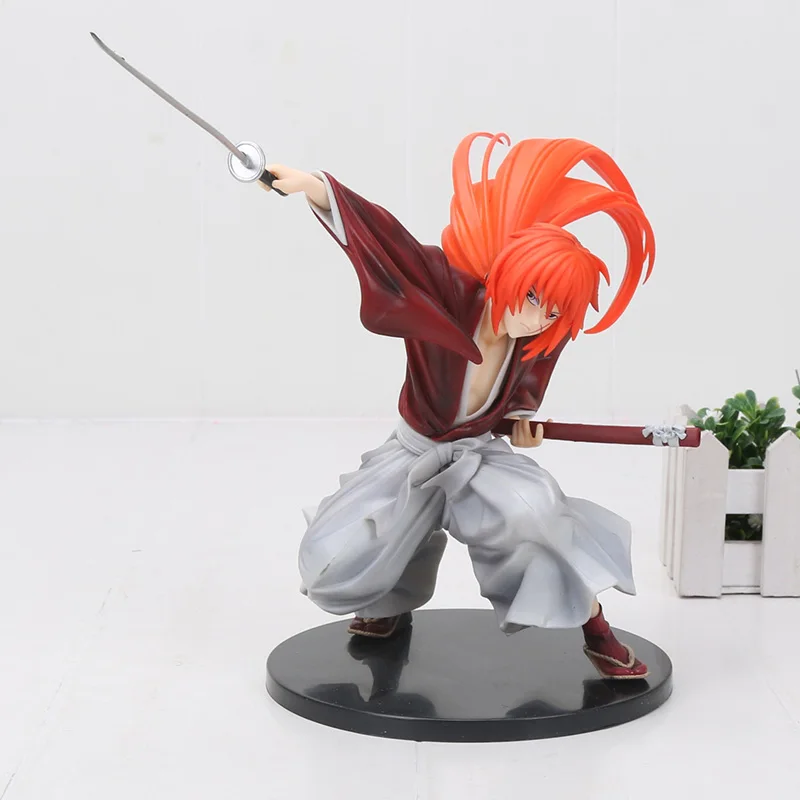 18 см rureuni Kenshin HIMURA KENSHIN ПВХ фигурка Коллекционная модель игрушки|Игровые фигурки и