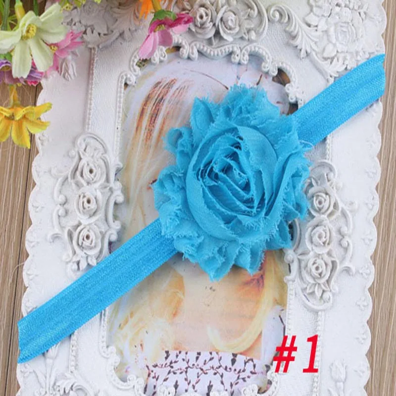 Большой цветочный повязка на голову ребенка одеваться ну вечеринку аксессуары