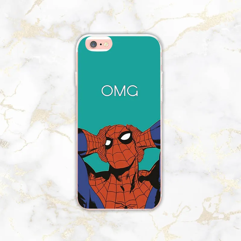 Чехол Marvel для iPhone 8 7 6 6S Plus X 5 5S SE XS XR max удивительный чехол телефона Супермен яд щит