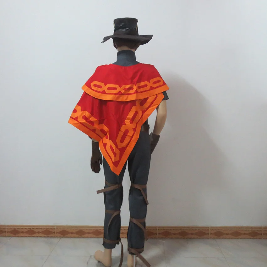 OW Jesse McCree костюм для косплея одежда игры супергероя взрослых мужчин на Хэллоуин