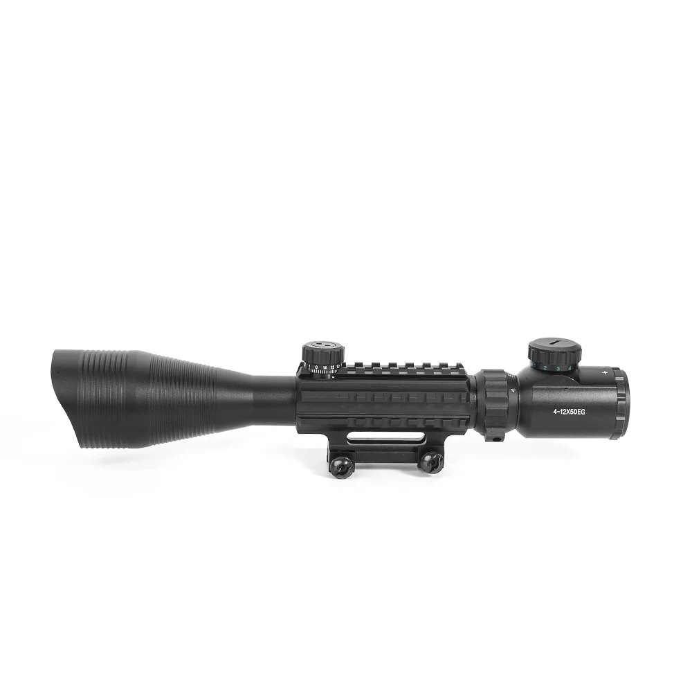 Охотничий прицел LUGER 4-12X50 тактический Коллиматорный с красной и зеленой