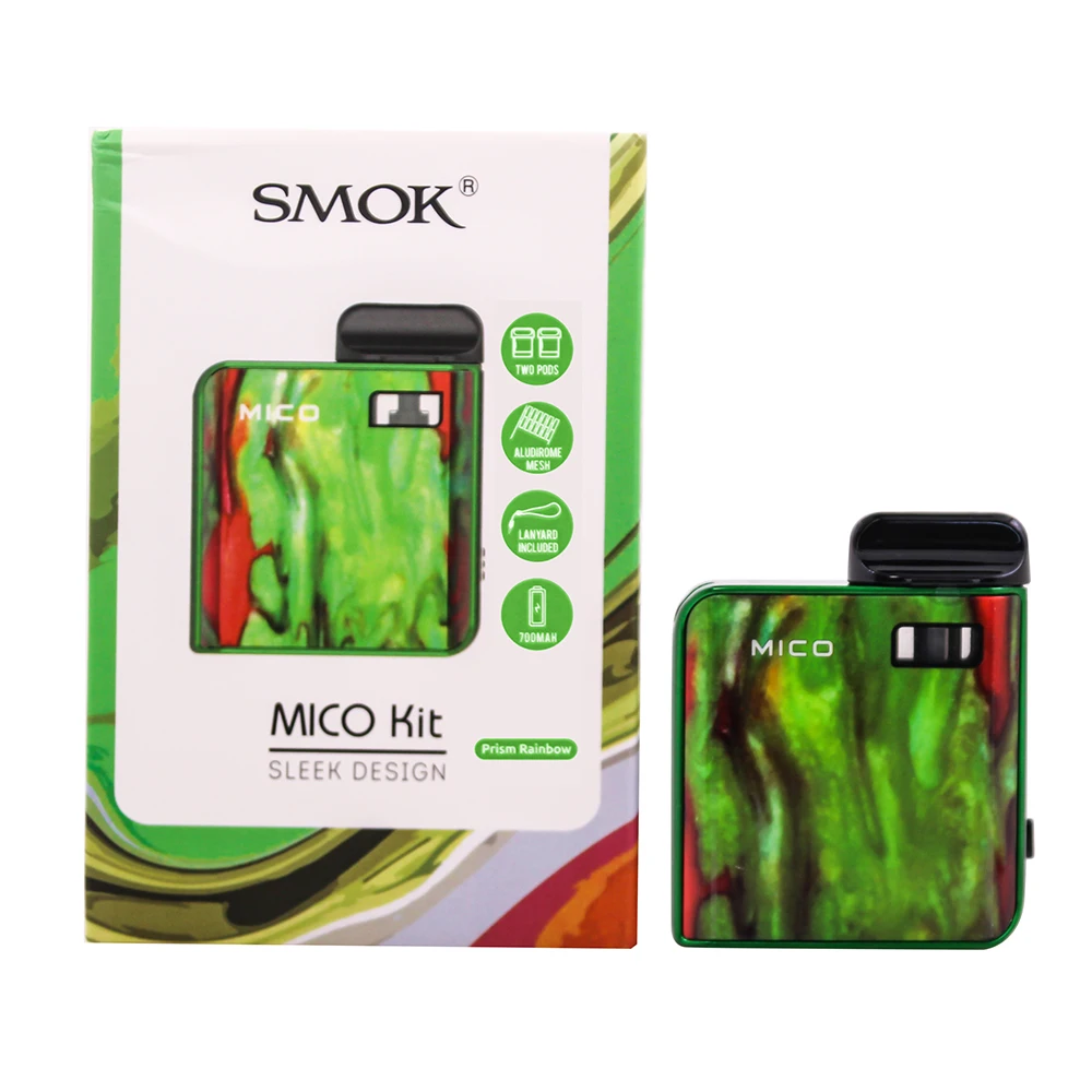 Распродажа! набор SMOK Mico, зажигалка, 700 мА/ч, батарея, электронная сигарета, анти-протекание, мини, электронная сигарета, ручка Pod, катушка VS NORD JC01