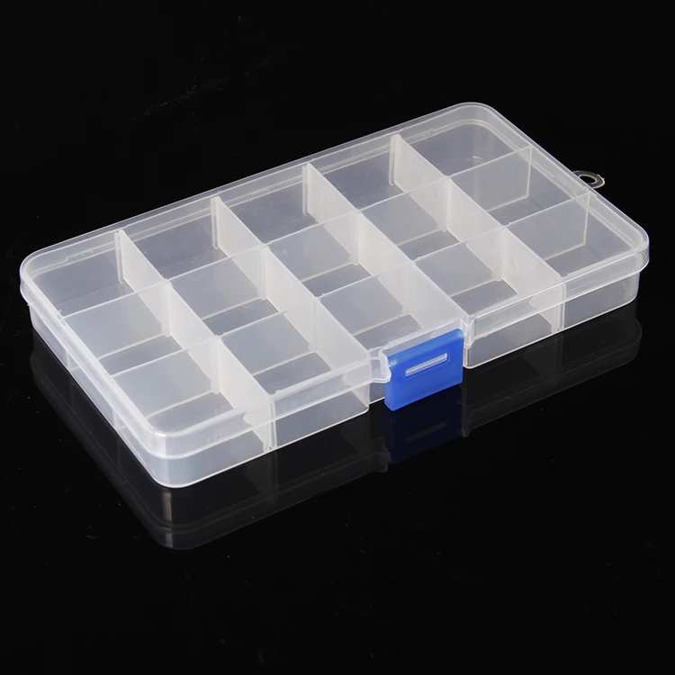 Оптовая продажа 20 шт пластиковый регулируемый отсек Коробка для хранения