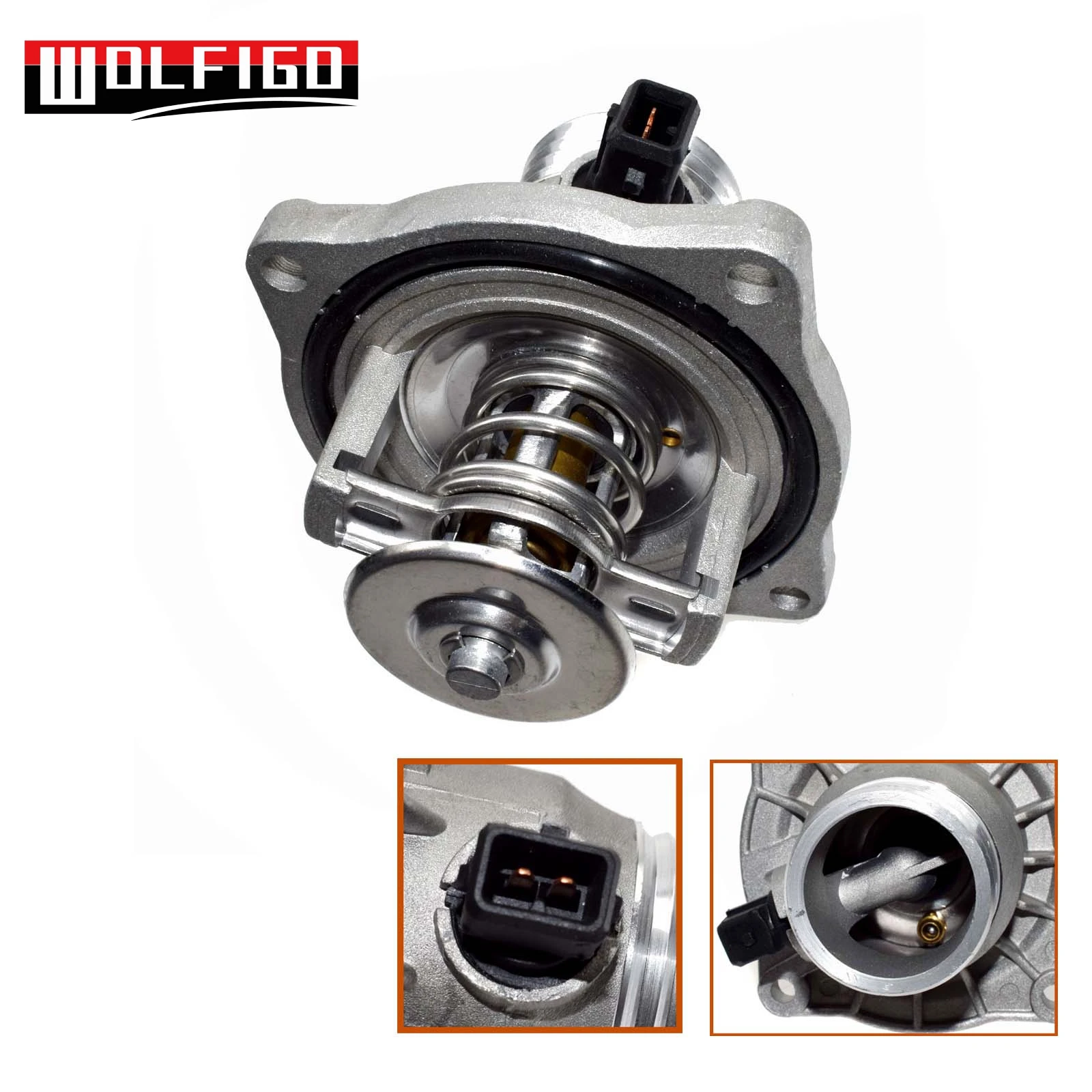 WOLFIGO Новый корпус термостата в сборе для E36 E39 E38 318IS 540i 535i 740i 740il 735i 11531437526 11531704324