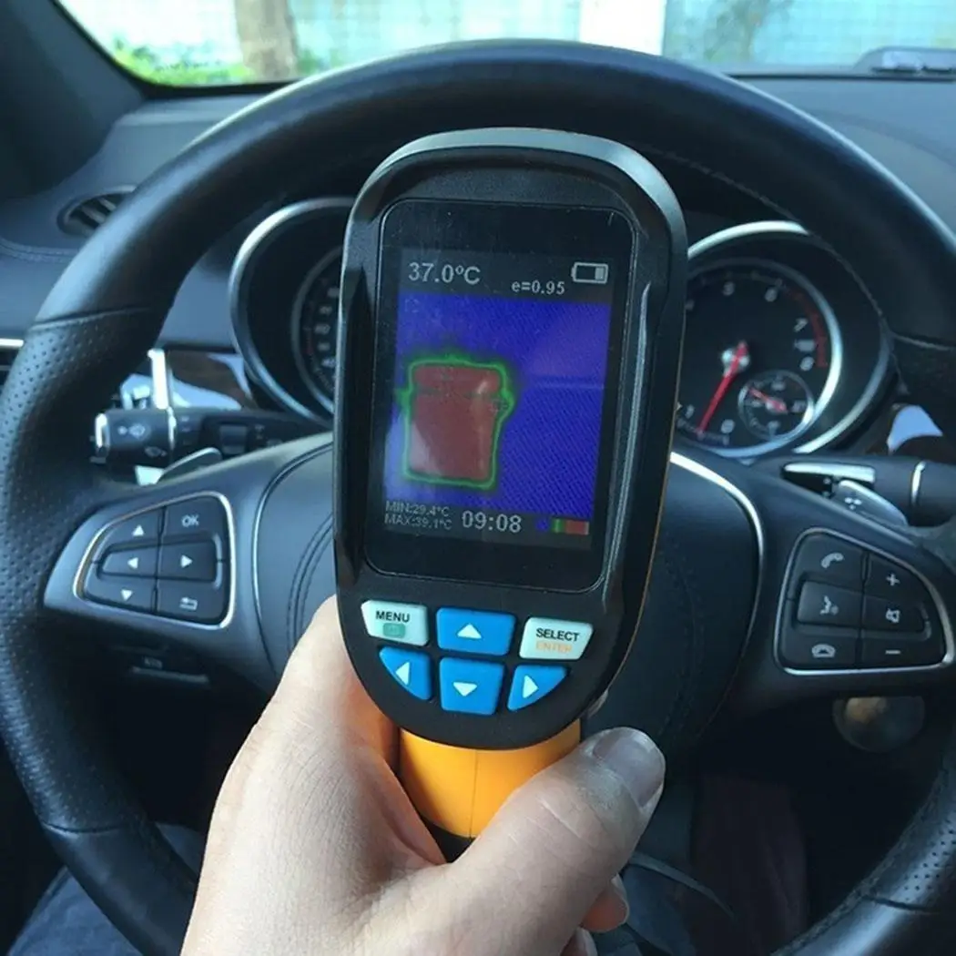Наружный Портативный Инфракрасный цифровой термометр тепловой 0 ~ 50C изображения