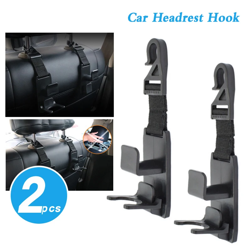 Универсальный 1 пара удобный подголовник для автомобиля крючки заднего сиденья