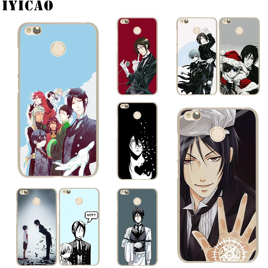 Жесткий чехол IYICAO Anime Black Butler для Redmi 8A 6A 4A S2 Note 7 3 4 4X 6 5 Pro 5A Prime Plus Go | Мобильные