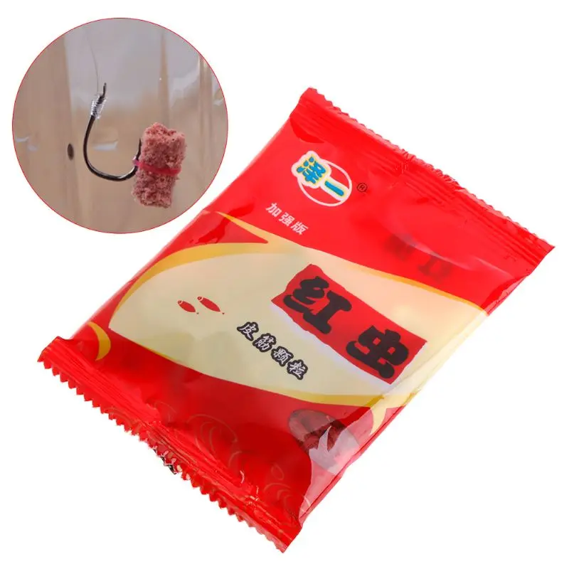 1 пакет рыболовная плавающая приманка для рыбной ловли с красным червем и