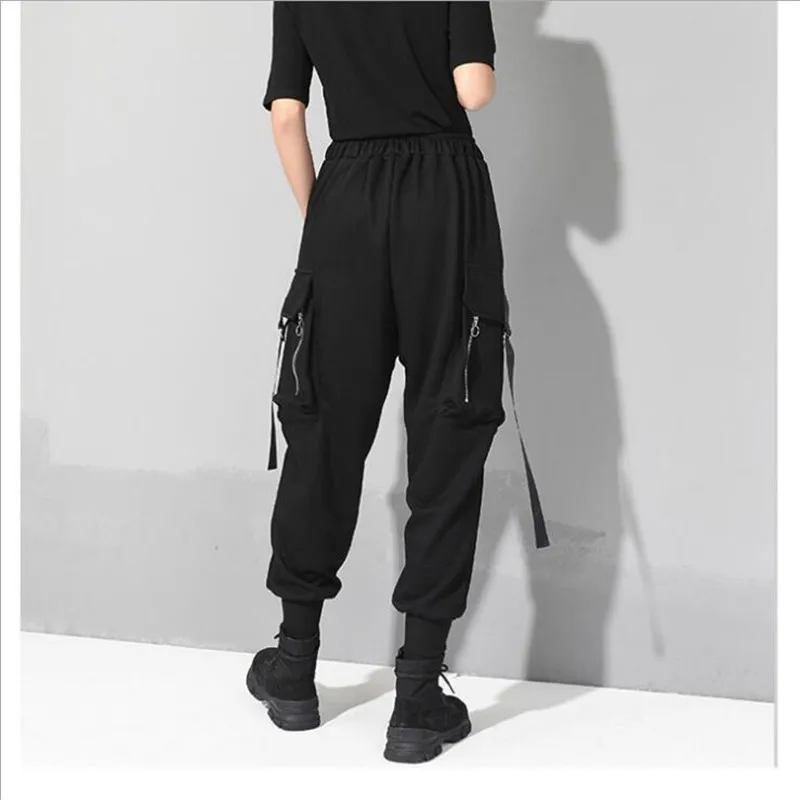 2019 Plus Size Harem Pants Women Spring elastic waistband Long Wide Leg CasualHigh quality material Loose Trousers Pantal | Женская
