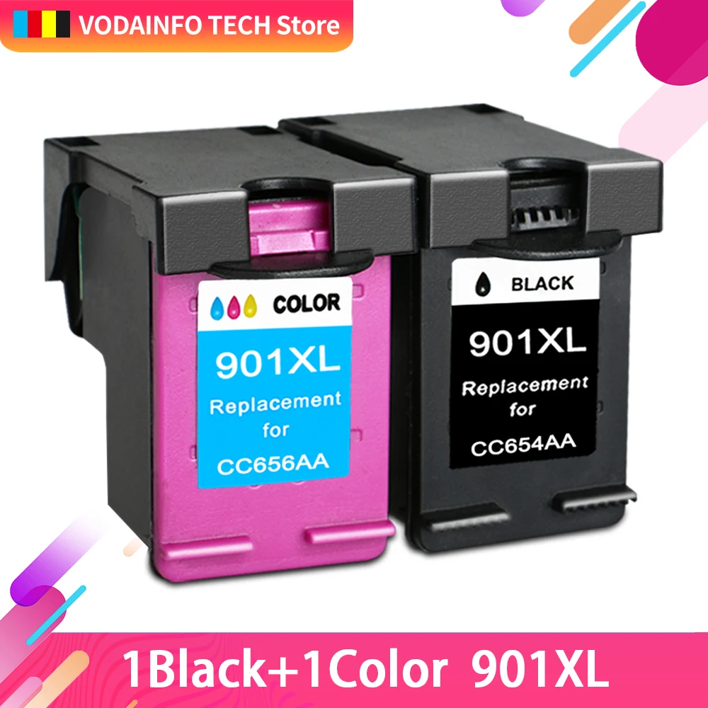 QSYRAINBOW картридж Восстановленный для hp 901 XL черный для принтера hp 4500 J4580 J4550 J4540 4500 беспроводной J4680