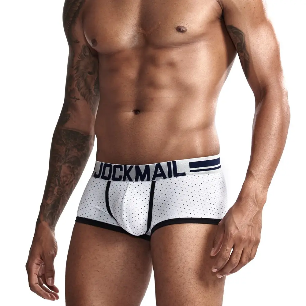Бренд jockmail Мужское нижнее белье боксеры модная мужская одежда боксеры мужские Трусы calzoncillos