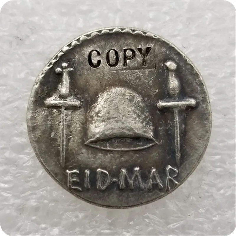 Тип: стразы каучуковые #17 древнеримского монета Брут убийства Цезарь копия