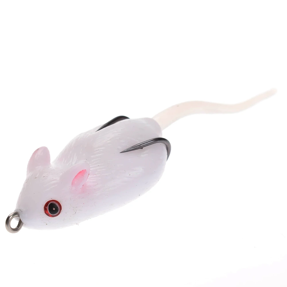 1 * мягкая резиновая рыболовная приманка в виде мыши приманки верхние рыболовные