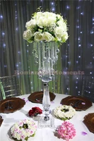 73cm tall crystal table centerpiece wedding flower stand party props