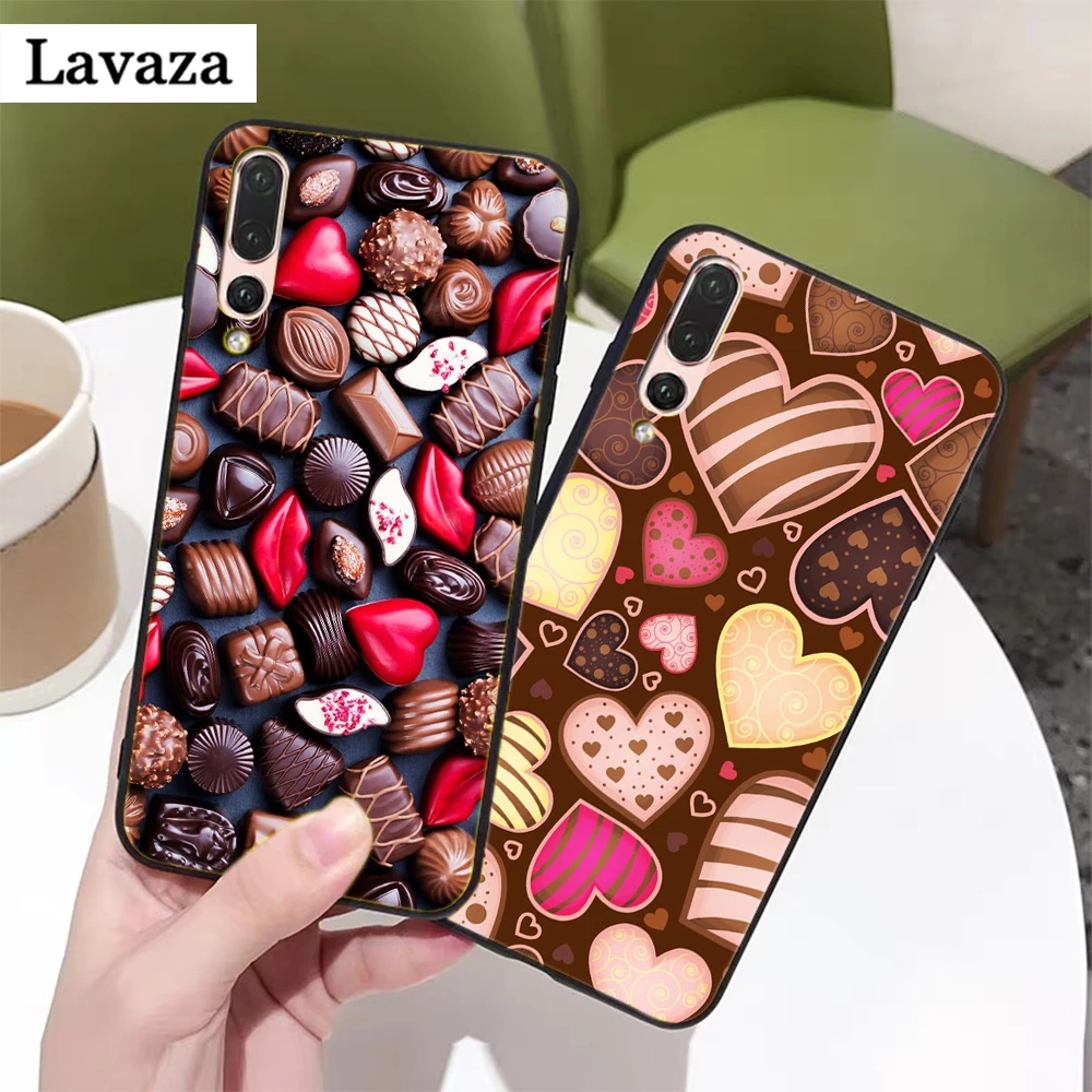 Силиконовый чехол с шоколадным дизайном для Huawei P8 Lite 2015 2017 P9 2016 Mimi P10 P20 Pro P Smart Z 2019
