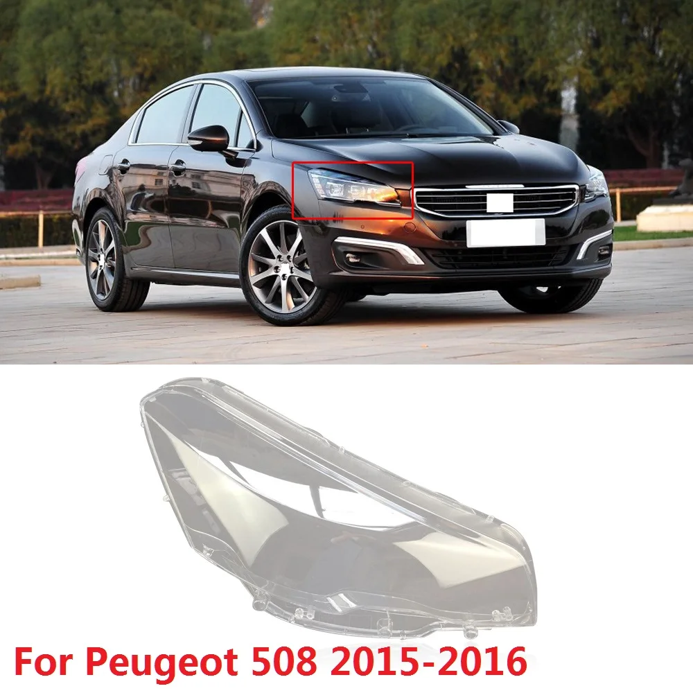 Capqx 1 шт. для peugeot 508- Передняя фара Крышка лампы абажур водонепроницаемый яркий Головной Свет Абажур крышка корпуса