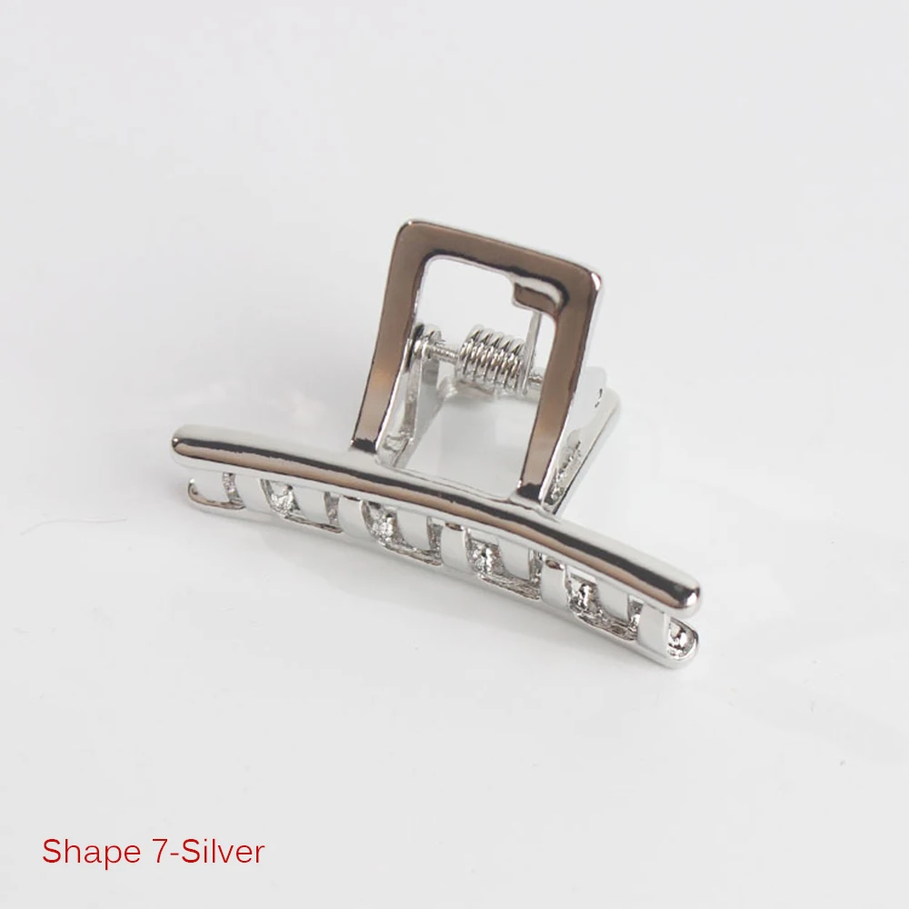 shape 7Hair Claw 1 шт., новинка, Женские Геометрические булочки, аксессуары для волос, металлические современные стильные заколки для волос, заколка для волос, для девушек, девушек, инструмент для макияжа - Цвет: shape 7Hair Claw