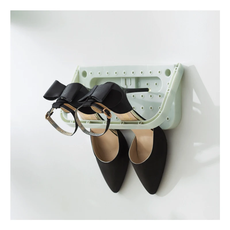 1 шт. Пластиковая полка для обуви витрины шкафа органайзер настенная стойка