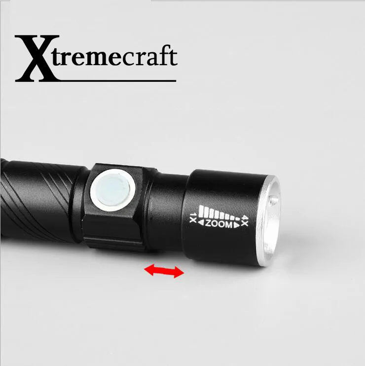 Xtremecraft 3000LM мини USB Перезаряжаемый фонарик портативный новейший яркий уникальный