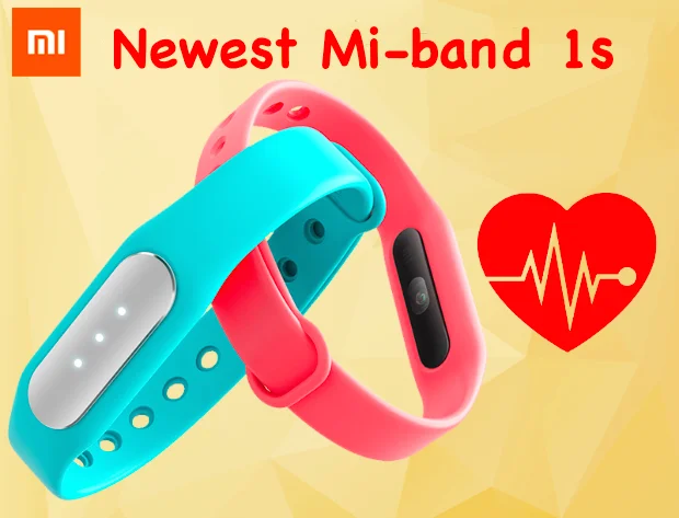 В наличии! Новые 100% первоначально Xiaomi Mi группа 1 S браслет с пульса датчик MIband
