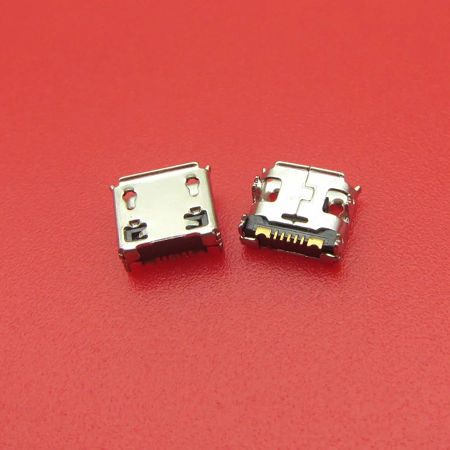 50 шт. для Samsung S3350 G7508 micro usb зарядный разъем док станции|Соединители| |
