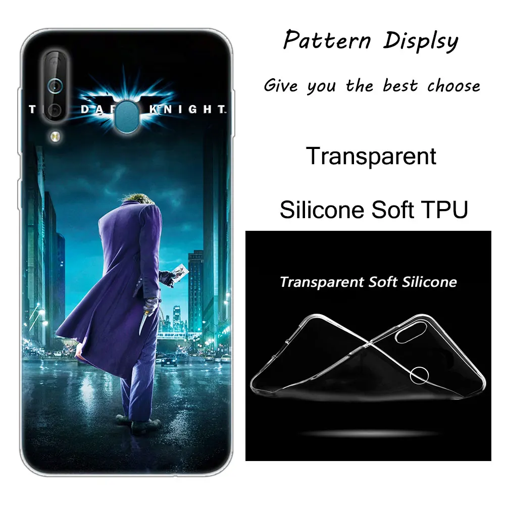 003 С изображением героев фильма Марвел "Джокер", "Бэтмен" силиконовый чехол для телефона для samsung Galaxy A80 A70 A60 A50 A40 A40S A30 A20E A2CORE M40 M30 M20 Note 9 8 - Цвет: 003