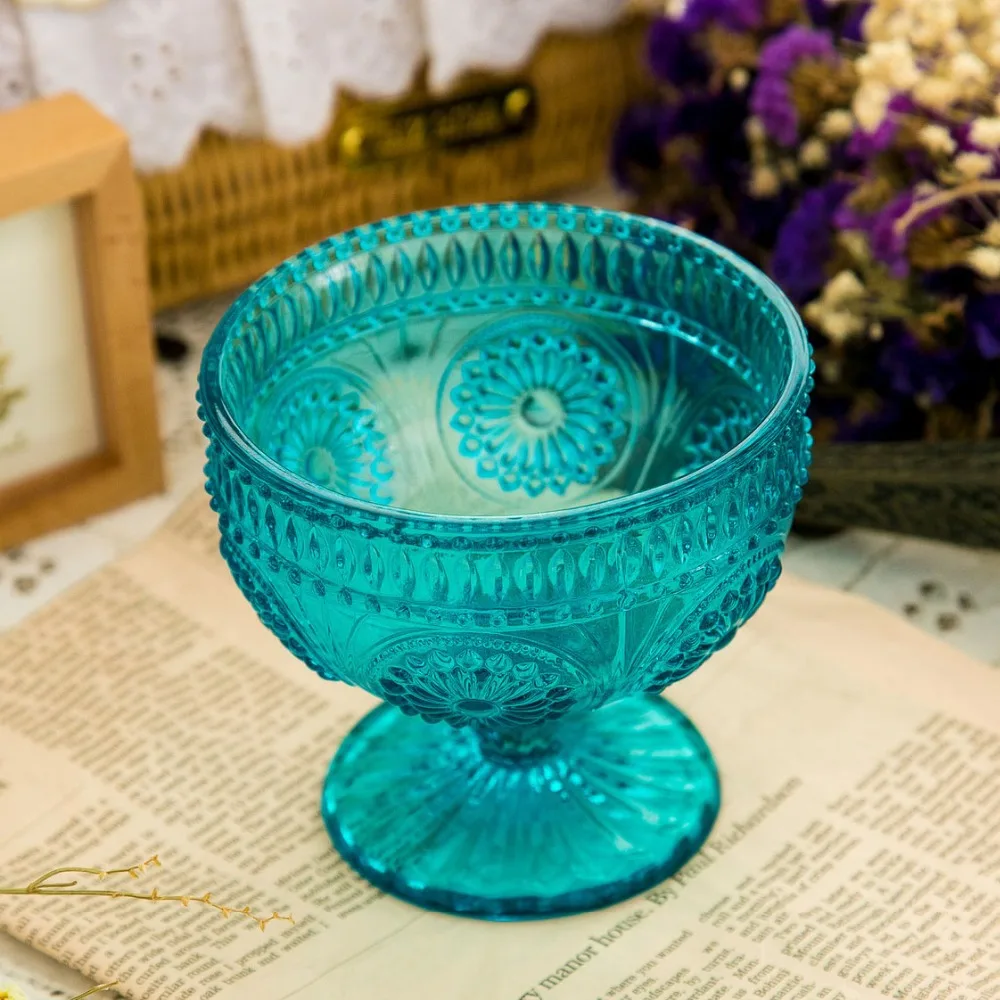 Новинка 1 шт. миски для мороженого с подсолнухами десертные чашки цветным