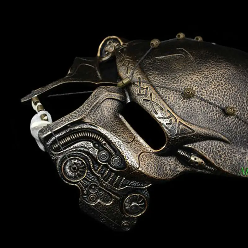 Страшно хищников airsoft маска полный Уход за кожей лица Хэллоуин Хищники Смола