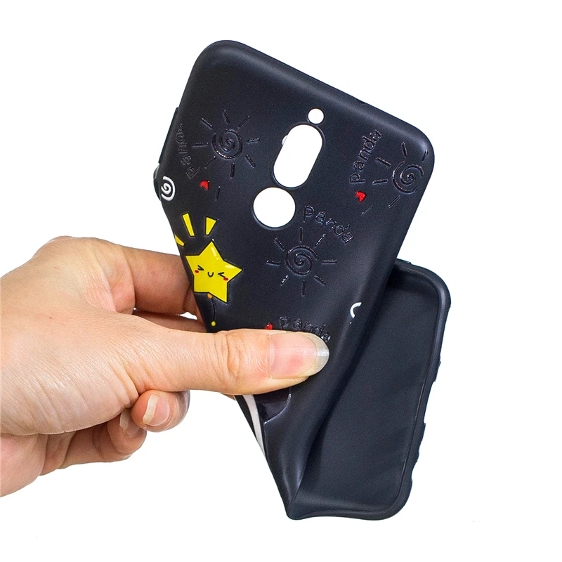 3D Case For Huawei Mate 10 Lite Silicone Cover Nova 2i Soft TPU on / Honor 9i Cute Capas |