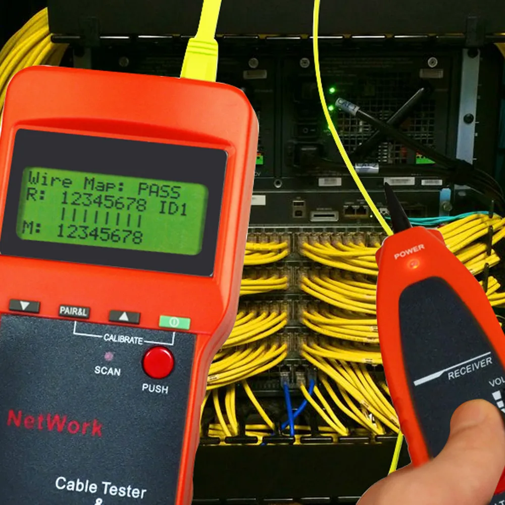 Сетевой кабель LAN длина провода проверка линии 5E 6E коаксиальный RJ45 USB BNC