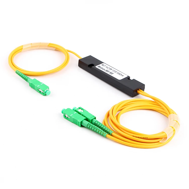 SCAPC одномодовый волоконно оптическое FTTH 1x2 FTB Волокно сплиттер соединитель 1310/1550nm