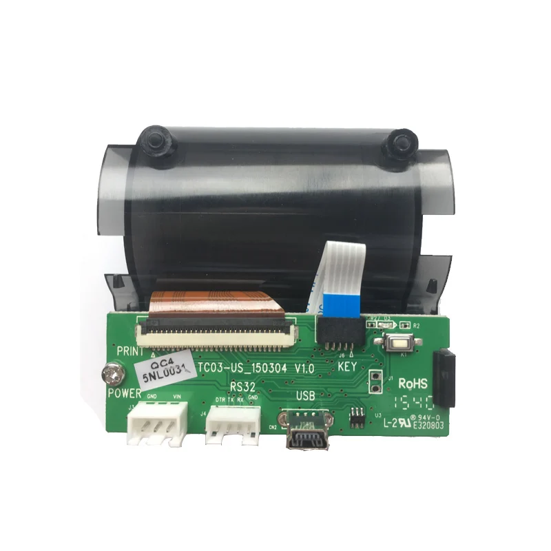 TTL Rs232 USB QR кода встроенного Micor samll Термальность Termal Управление Панель принтер