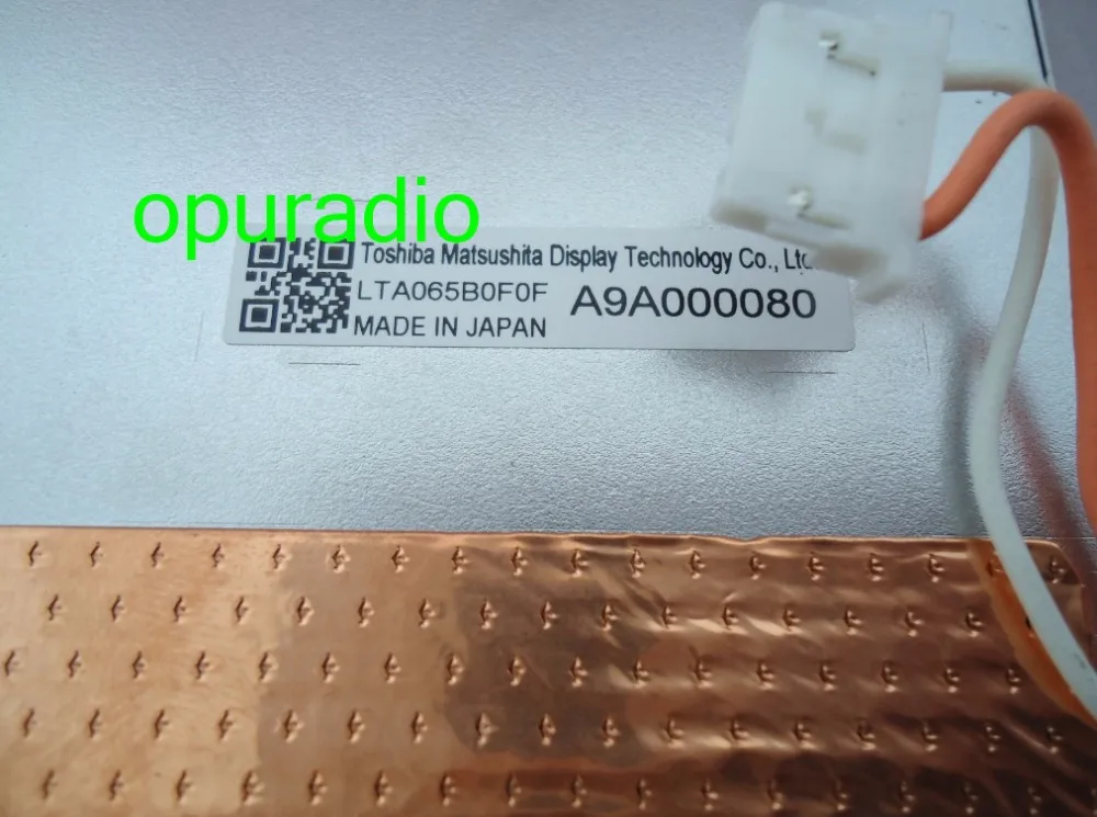 Matsushita ЖК-дисплей LTA065B0F0F 6,5 дюймов экран для Mercedes R серии NTG2.5 автомобильный аудио навигация Backer Comand