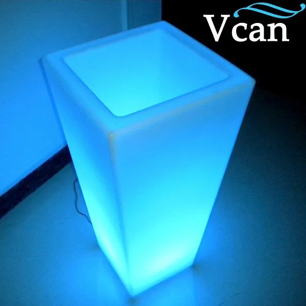 Большой квадратный водонепроницаемый светодиодный цветочный горшок|waterproof battery