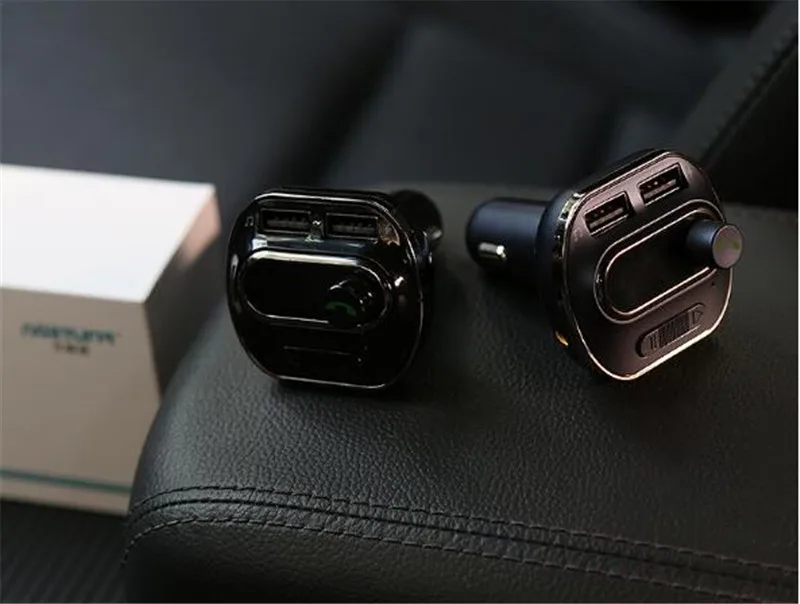 Автомобильный комплект громкой связи беспроводной Bluetooth fm-передатчик USB зарядное устройство AUX чтение microSD карты/u-диск DC 5 В 3.4A