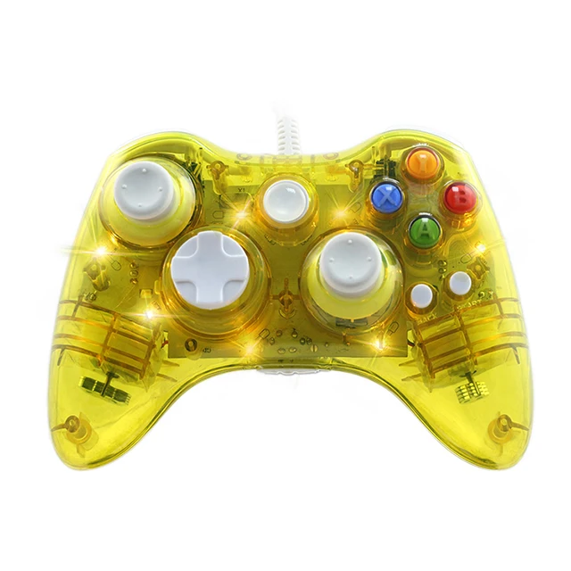 Светодиодный проводной геймпад игровой контроллер для XBOX 360 USB Xbox игровые