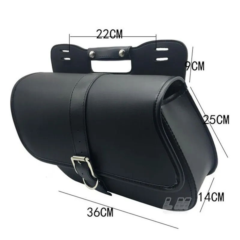 1 пара Универсальный мотоцикл сума из искусственной кожи седельная сумка сбоку
