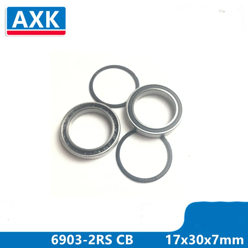 Axk 1 шт. 6903 2rs 61903 Гибридный керамический радиальный шарикоподшипник 17x30x7 мм Cb Abec