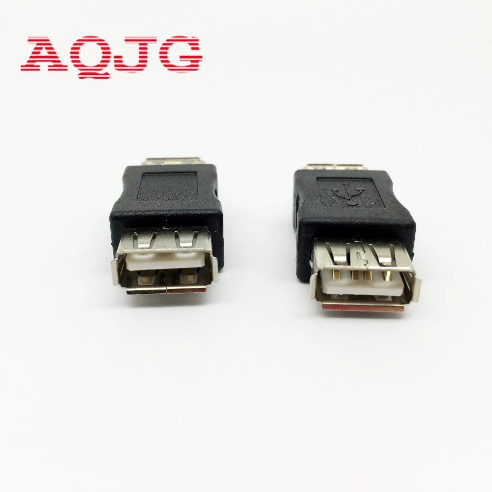 Переходник с разъемом USB 2 0 типа A на гнездо коннектор F/F Удлинительный разъем Usb AQJG